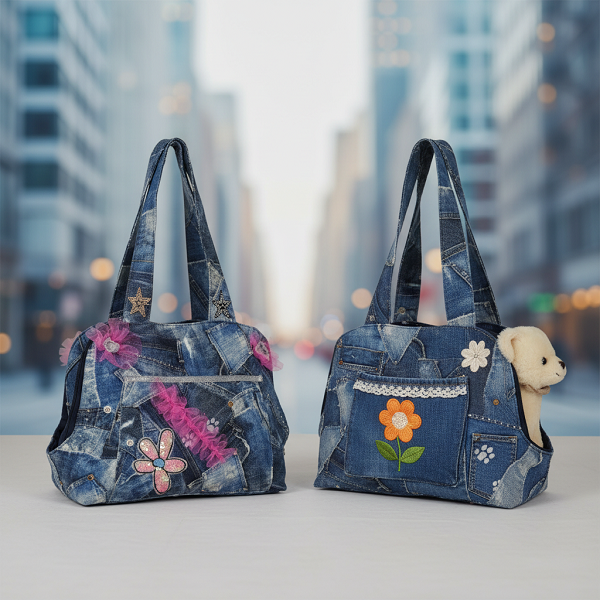 Jeans Bag for Dog